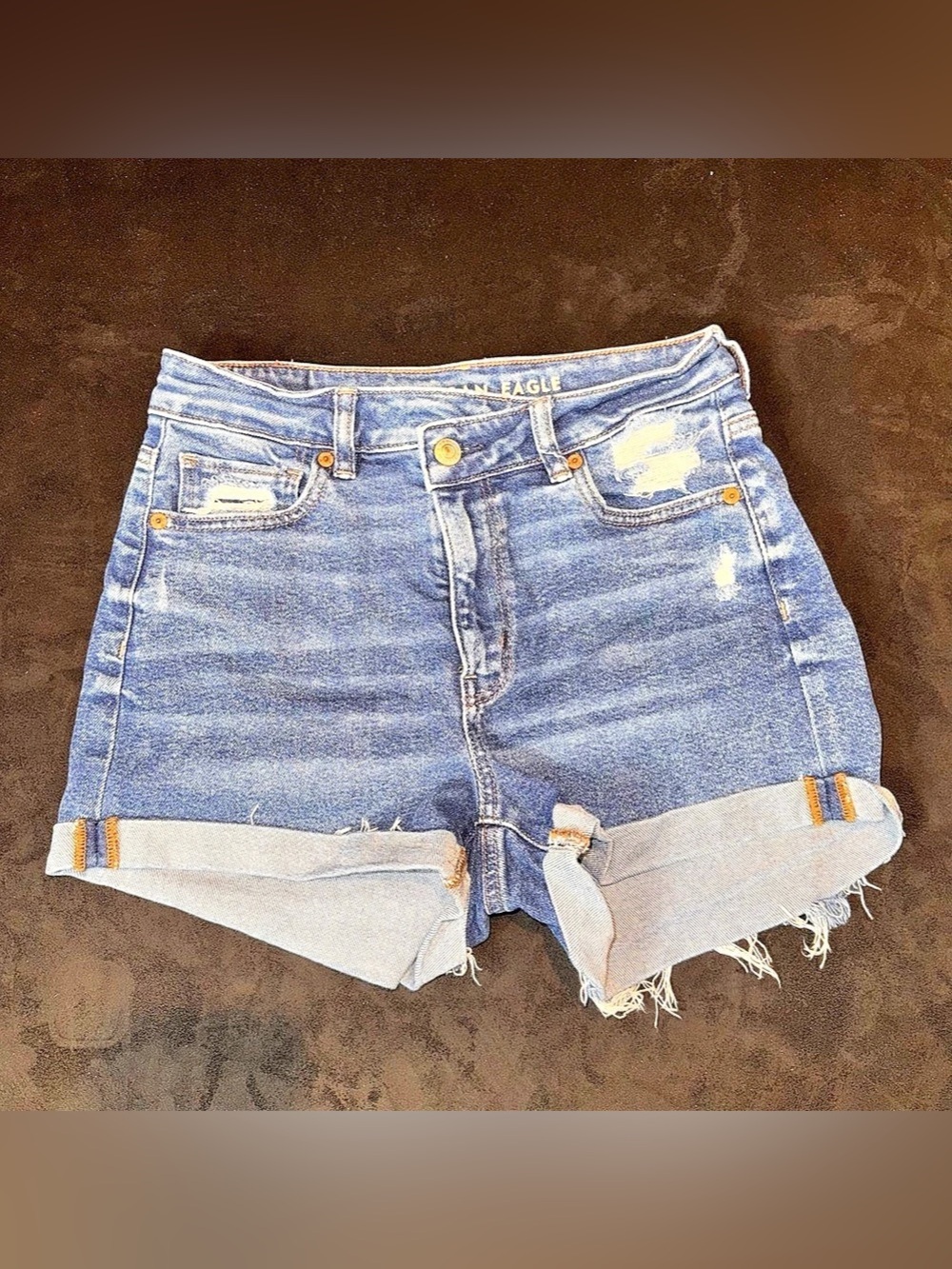 American Eagle denim shorts Distressed Denim Jean Shorts Waist 4